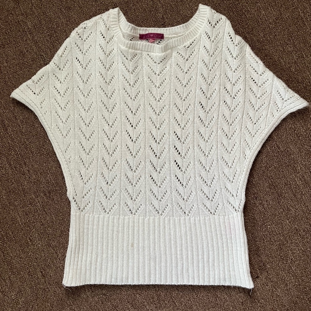 White Knit Women's Sweater
